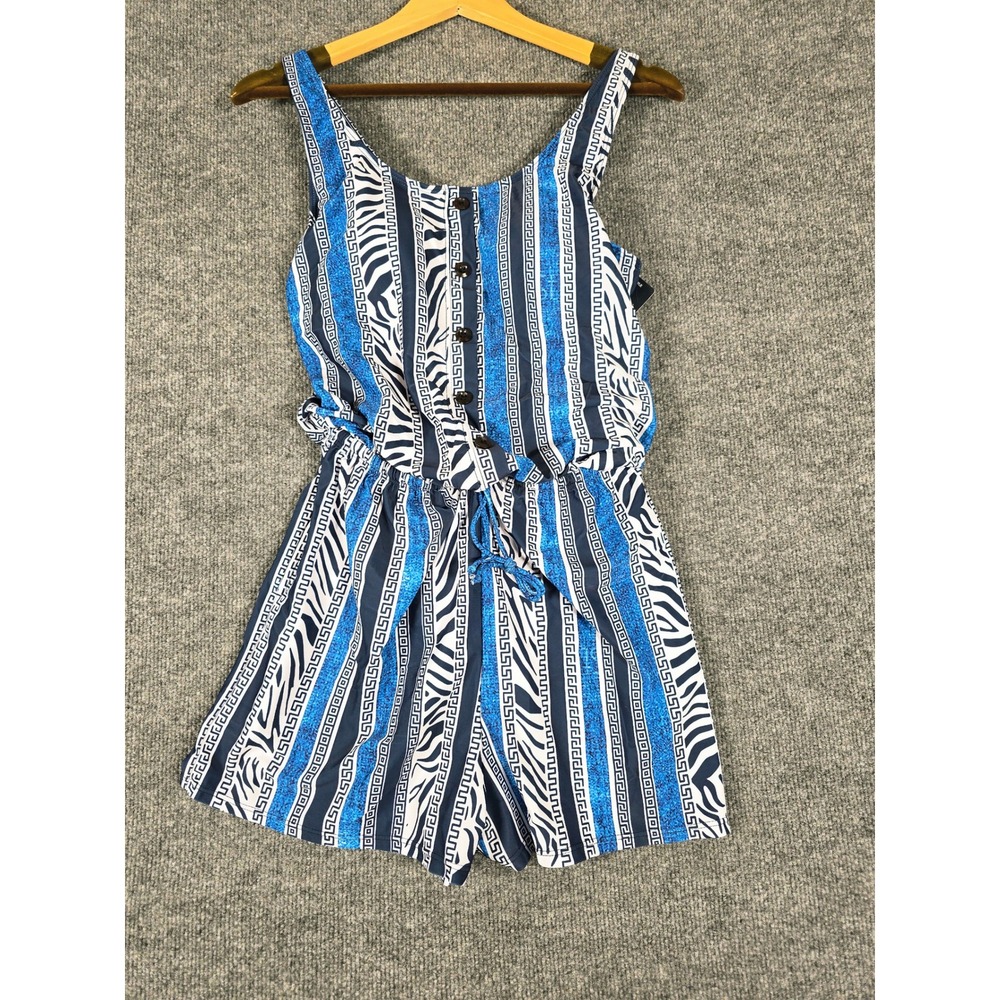 Summer Mae Swim Romper with Pockets One Piece Women with Short Boyleg Sz 6 - Picture 9 of 14